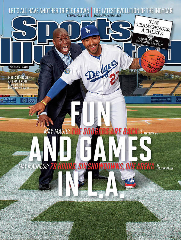Magazine Cover Art Print featuring the photograph Fun And Games In L.a. Sports Illustrated Cover by Sports Illustrated