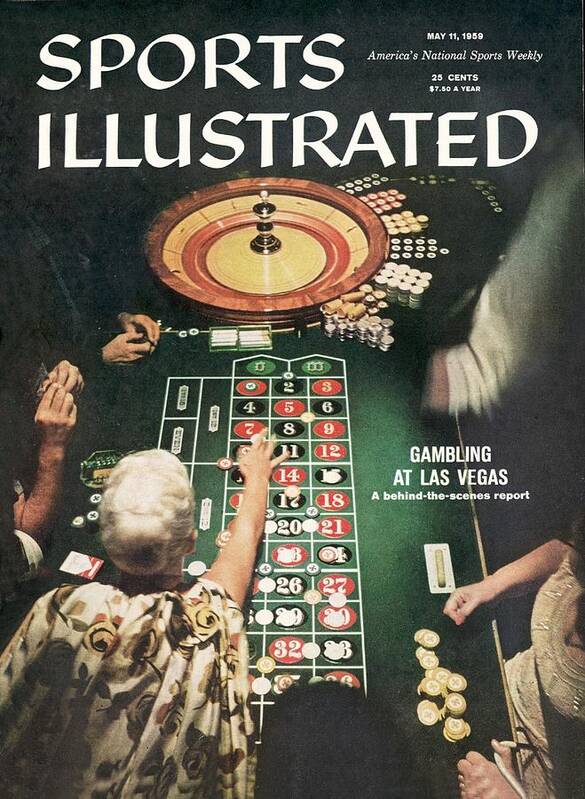 Magazine Cover Art Print featuring the photograph Gambling At Las Vegas Sports Illustrated Cover by Sports Illustrated
