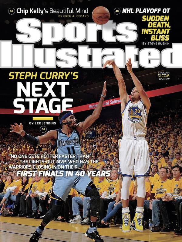 Magazine Cover Art Print featuring the photograph Golden State Warriors Vs Memphis Grizzlies, 2015 Nba Sports Illustrated Cover by Sports Illustrated