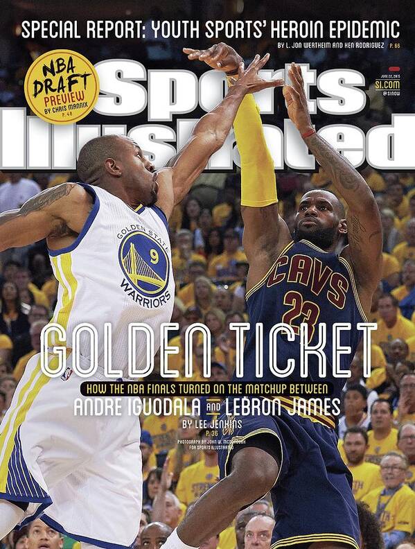 Magazine Cover Art Print featuring the photograph Golden Ticket How The Nba Finals Turned On The Matchup Sports Illustrated Cover by Sports Illustrated