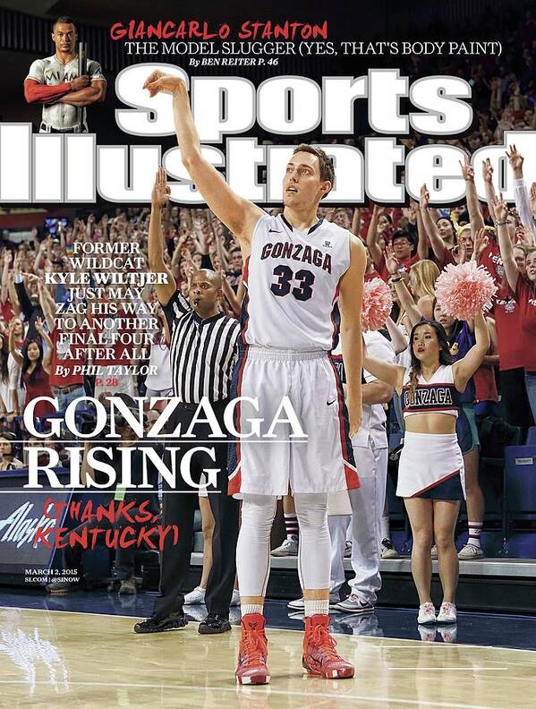 Magazine Cover Art Print featuring the photograph Gonzaga Rising Sports Illustrated Cover by Sports Illustrated