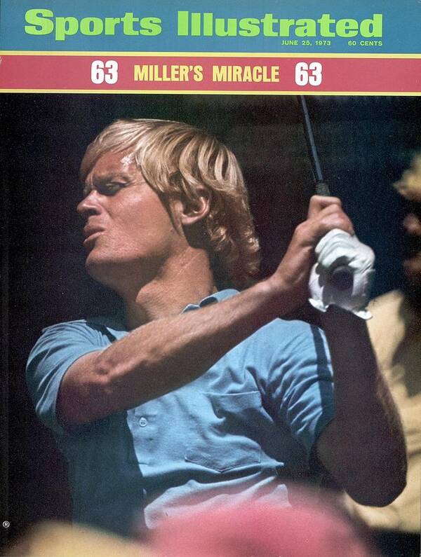Magazine Cover Art Print featuring the photograph Johnny Miller, 1973 Us Open Sports Illustrated Cover by Sports Illustrated