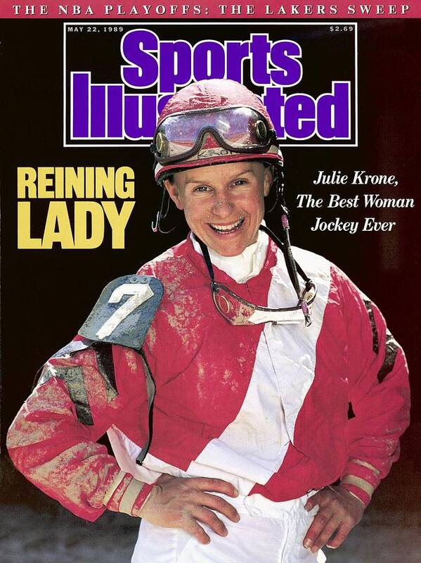 Horse Art Print featuring the photograph Julie Krone, Horse Racing Jockey Sports Illustrated Cover by Sports Illustrated