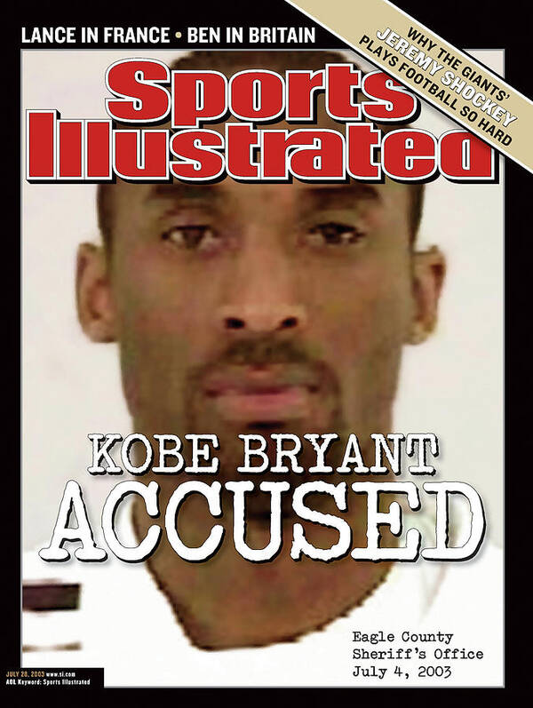 Magazine Cover Art Print featuring the photograph Kobe Bryant Accused Sports Illustrated Cover by Sports Illustrated