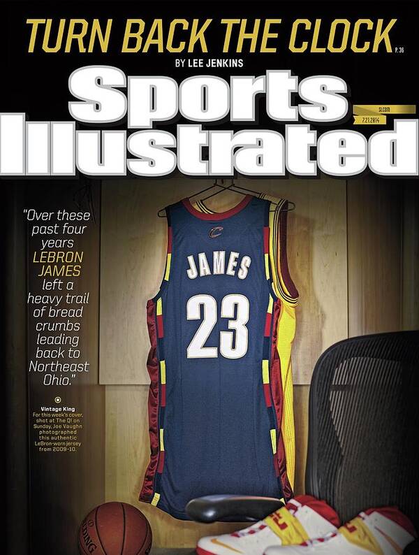 Magazine Cover Art Print featuring the photograph LeBron James Turn Back The Clock Sports Illustrated Cover by Sports Illustrated