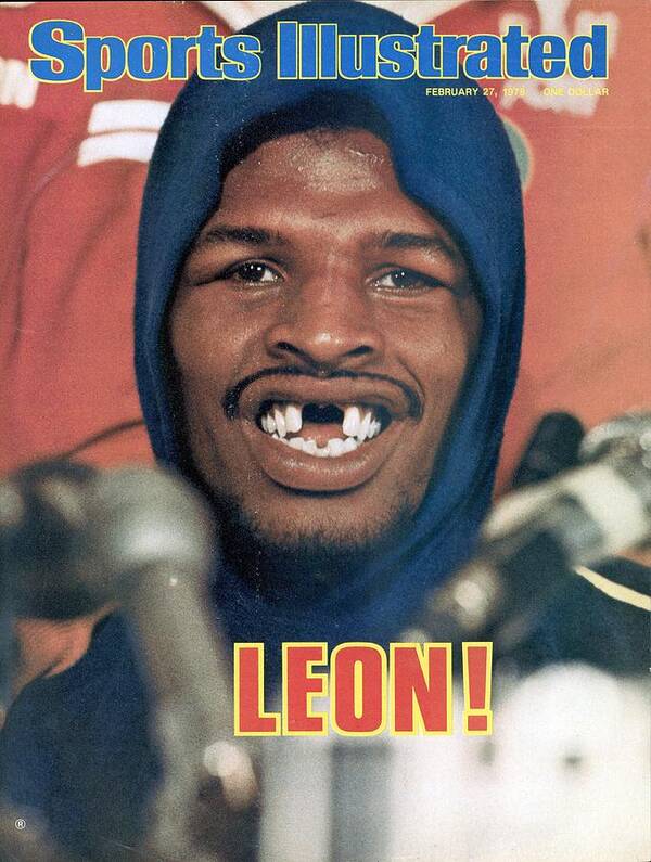 Magazine Cover Art Print featuring the photograph Leon Spinks, 1978 Wbcwba Heavyweight Title Sports Illustrated Cover by Sports Illustrated
