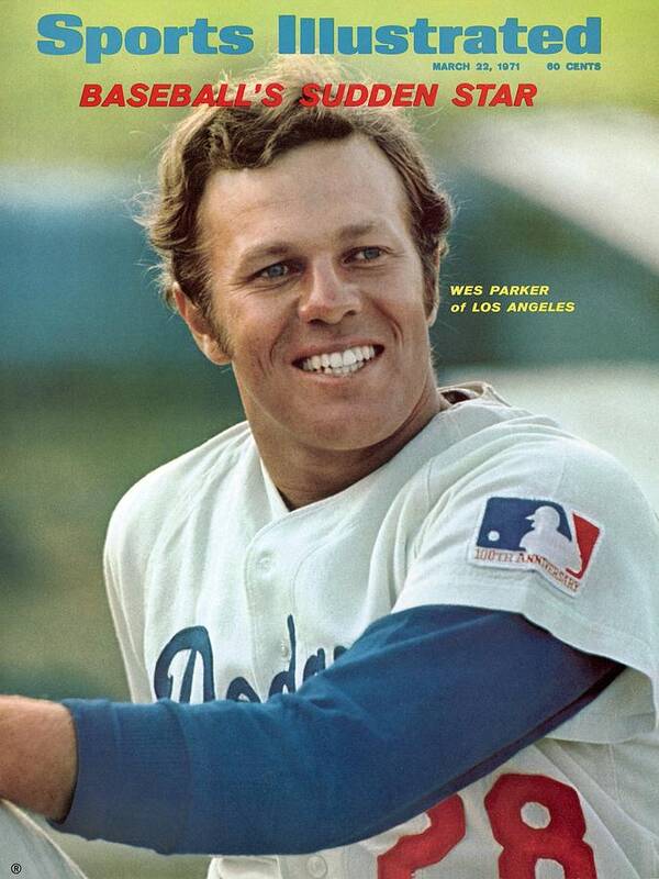 Magazine Cover Art Print featuring the photograph Los Angeles Dodgers Wes Parker Sports Illustrated Cover by Sports Illustrated