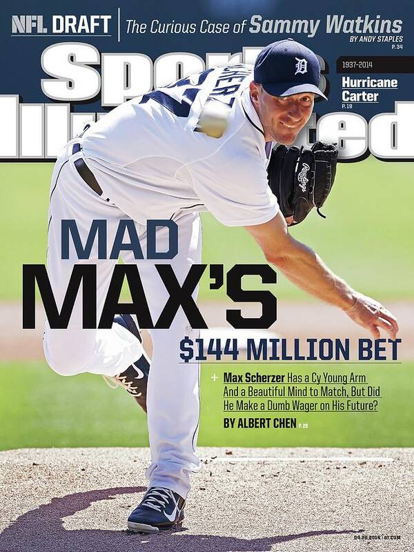 Magazine Cover Art Print featuring the photograph Mad Maxs $144 Million Bet Sports Illustrated Cover by Sports Illustrated