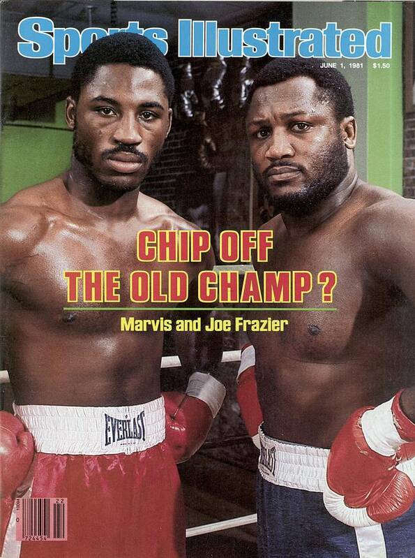 Joe Frazier Art Print featuring the photograph Marvis And Joe Frazier, Heavyweight Boxing Sports Illustrated Cover by Sports Illustrated
