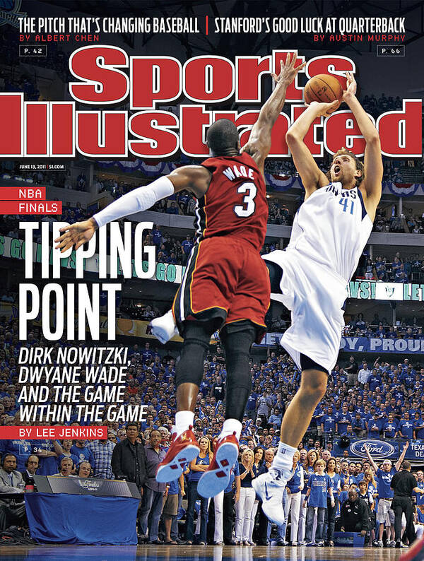 Magazine Cover Art Print featuring the photograph Miami Heat V Dallas Mavericks - Game Three Sports Illustrated Cover by Sports Illustrated