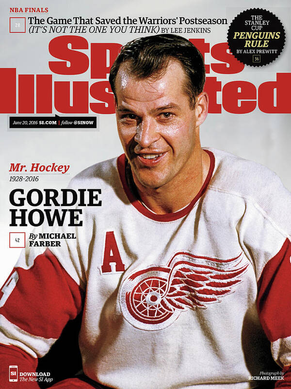 Magazine Cover Art Print featuring the photograph Mr. Hockey Gordie Howe, 1928 - 2016 Sports Illustrated Cover by Sports Illustrated Magazine Cover Art Print featuring the photograph Mr. Hockey Gordie Howe, 1928 - 2016 Sports Illustrated Cover by Sports Illustrated