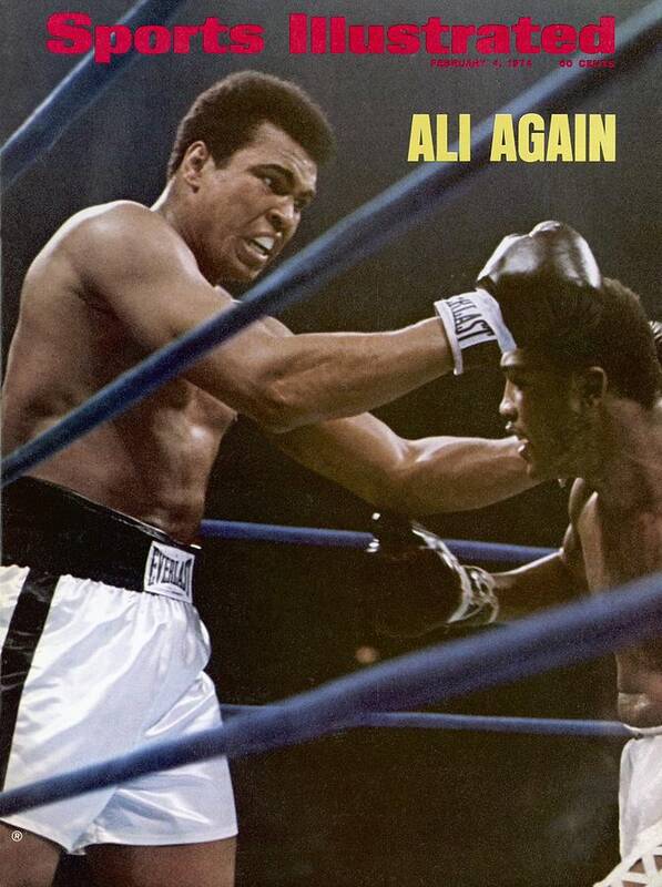 Joe Frazier Art Print featuring the photograph Muhammad Ali, 1974 Nabf Heavyweight Title Sports Illustrated Cover by Sports Illustrated