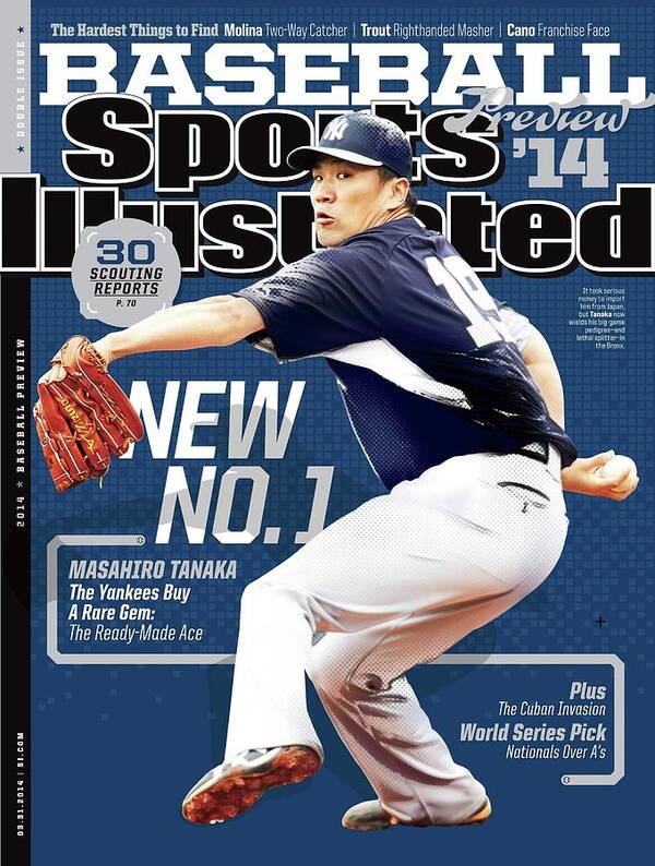 Magazine Cover Art Print featuring the photograph New No. 1 2014 Mlb Baseball Preview Issue Sports Illustrated Cover by Sports Illustrated
