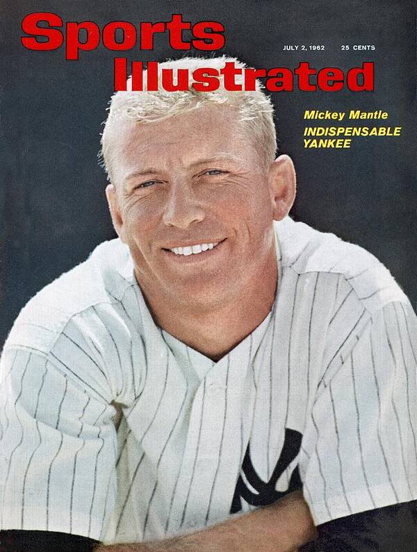 Magazine Cover Art Print featuring the photograph New York Yankees Mickey Mantle Sports Illustrated Cover by Sports Illustrated