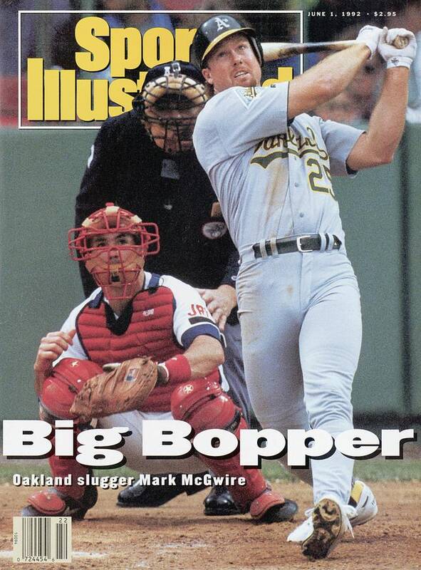 Magazine Cover Art Print featuring the photograph Oakland Athletics Mark Mcgwire... Sports Illustrated Cover by Sports Illustrated