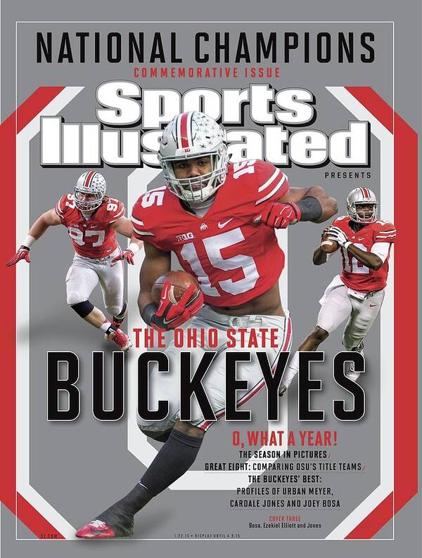 Ohio State Buckeyes Art Print featuring the photograph Ohio State University 2014 Ncaa National Champions Sports Illustrated Cover by Sports Illustrated