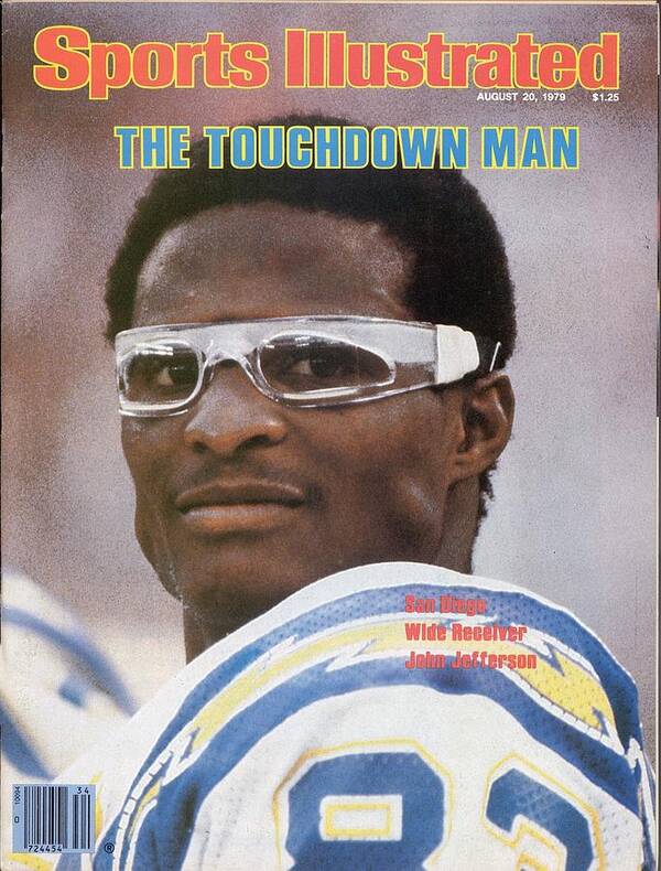 Magazine Cover Art Print featuring the photograph San Diego Chargers John Jefferson Sports Illustrated Cover by Sports Illustrated