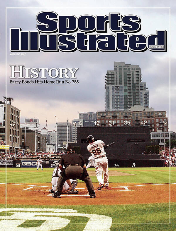 Magazine Cover Art Print featuring the photograph San Francisco Giants Barry Bonds... Sports Illustrated Cover by Sports Illustrated