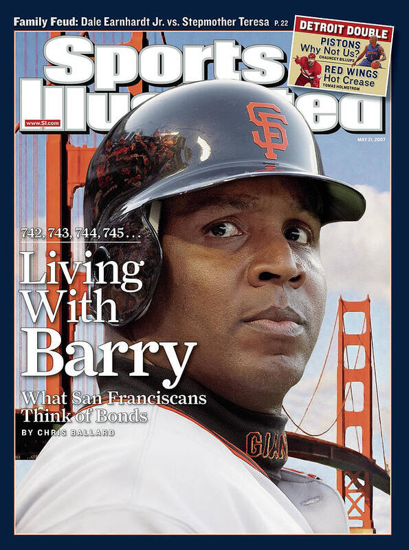 Los Angeles Dodgers Art Print featuring the photograph San Francisco Giants Barry Bonds Sports Illustrated Cover by Sports Illustrated