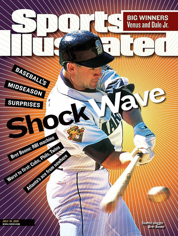 Magazine Cover Art Print featuring the photograph Seattle Mariners Bret Boone... Sports Illustrated Cover by Sports Illustrated
