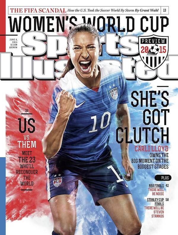 Magazine Cover Art Print featuring the photograph Shes Got Clutch Us Vs. Them, Meet The 23 Wholl Reconquer Sports Illustrated Cover by Sports Illustrated