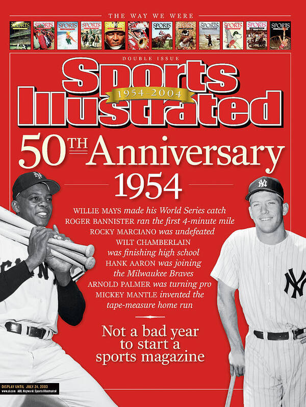 Magazine Cover Art Print featuring the photograph Sports Illustrated 50th Anniversary 1954, Not A Bad Year To Sports Illustrated Cover by Sports Illustrated
