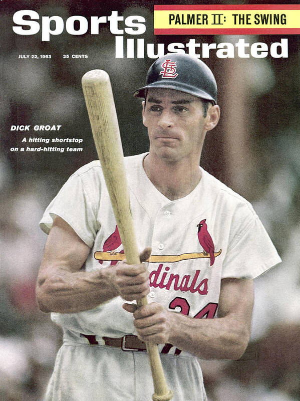 Magazine Cover Art Print featuring the photograph St. Louis Cardinals Dick Groat Sports Illustrated Cover by Sports Illustrated