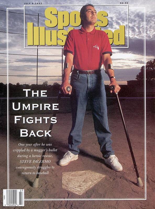 Magazine Cover Art Print featuring the photograph Steve Palermo, Baseball Umpire Sports Illustrated Cover by Sports Illustrated