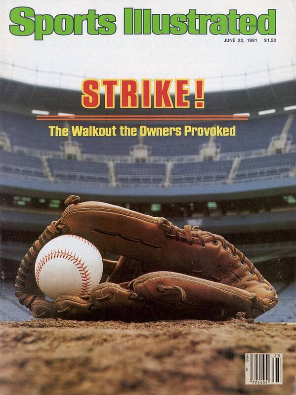 1980-1989 Art Print featuring the photograph Strike The Walkout The Owners Provoked Sports Illustrated Cover by Sports Illustrated