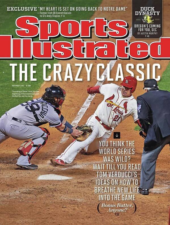 St. Louis Cardinals Art Print featuring the photograph The Crazy Classic Sports Illustrated Cover by Sports Illustrated