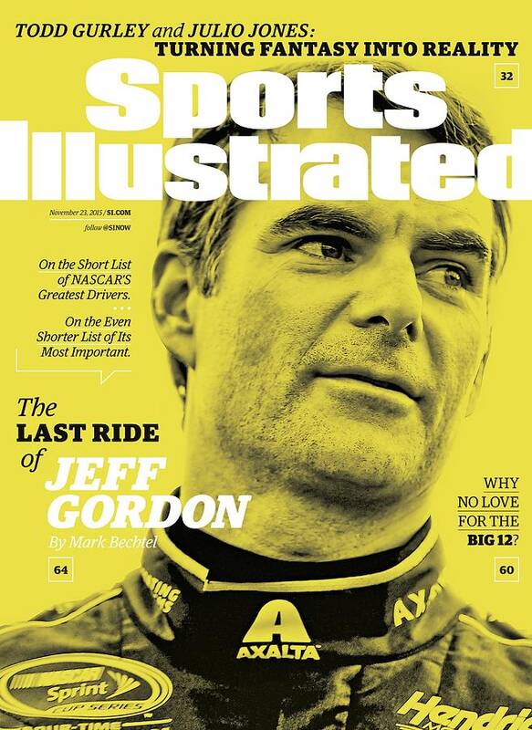 Magazine Cover Art Print featuring the photograph The Last Ride Of Jeff Gordon Sports Illustrated Cover by Sports Illustrated