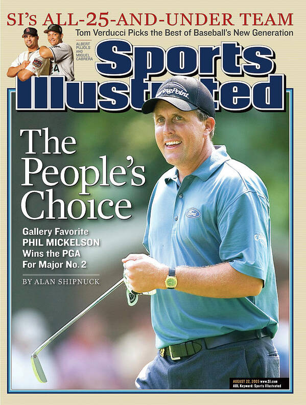 Magazine Cover Art Print featuring the photograph The Peoples Choice Gallery Favorite Phil Mickelson Wins The Sports Illustrated Cover by Sports Illustrated