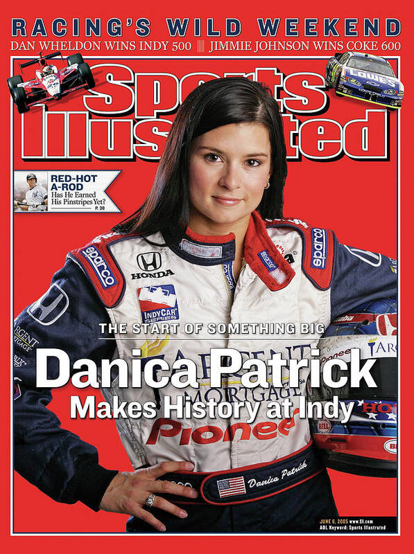 Magazine Cover Art Print featuring the photograph The Start Of Something Big Danica Patrick Makes History At Sports Illustrated Cover by Sports Illustrated