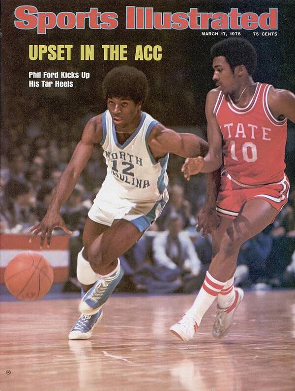 Atlantic Coast Conference Art Print featuring the photograph Unc Phil Ford, 1975 Acc Tournament Sports Illustrated Cover by Sports Illustrated