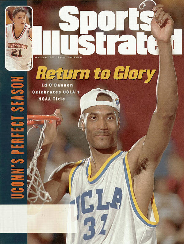 Magazine Cover Art Print featuring the photograph University Of California Los Angeles Ed Obannon, 1995 Ncaa Sports Illustrated Cover by Sports Illustrated