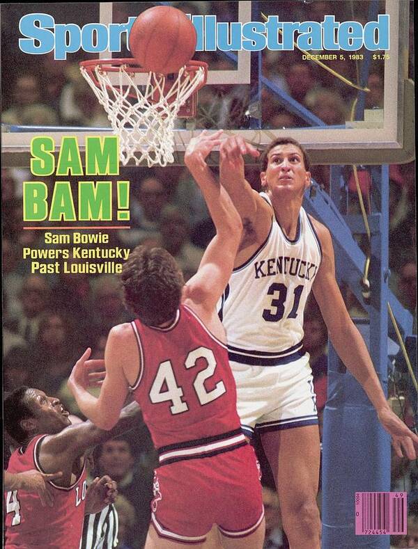 Magazine Cover Art Print featuring the photograph University Of Kentucky Sam Bowie Sports Illustrated Cover by Sports Illustrated