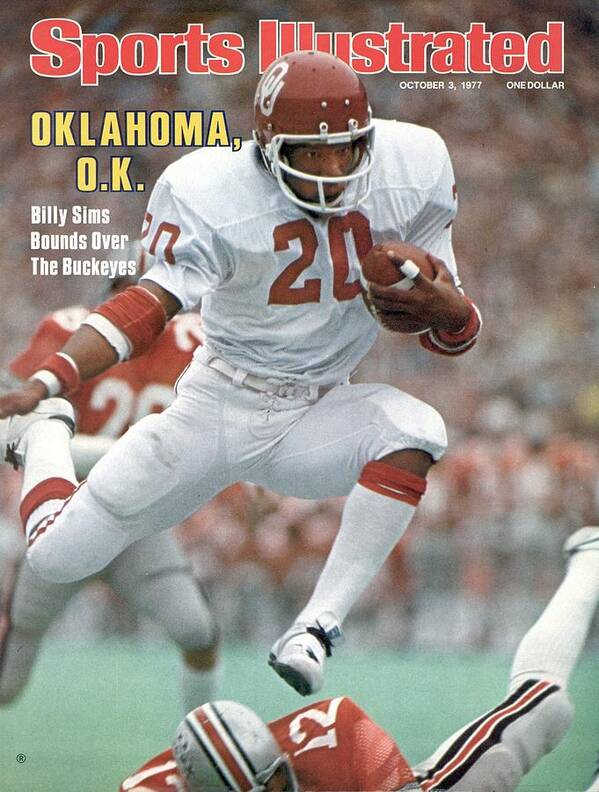 Sports Illustrated Art Print featuring the photograph University Of Oklahoma Billy Sims Sports Illustrated Cover by Sports Illustrated