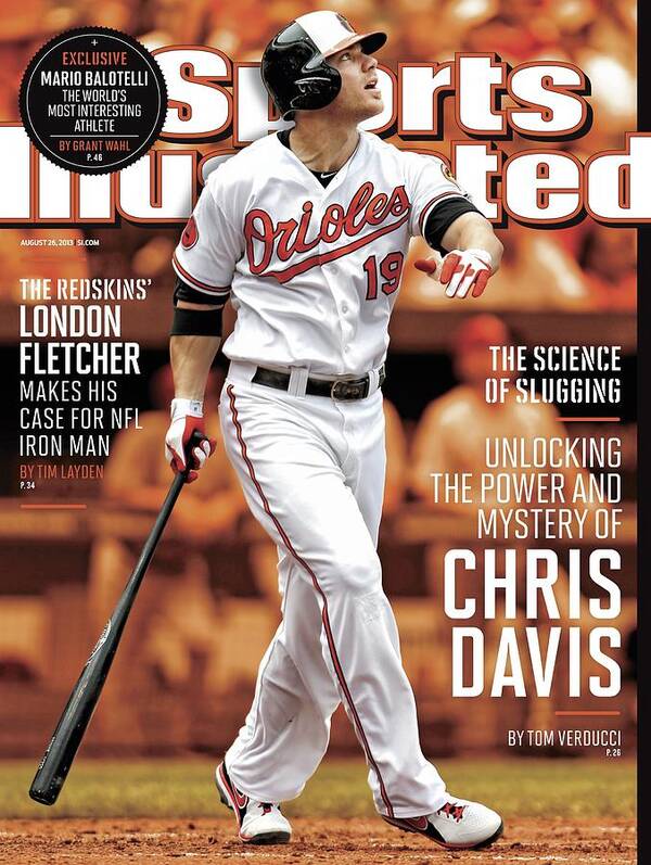 Magazine Cover Art Print featuring the photograph Unlocking The Power And Mystery Of Chris Davis The Science Sports Illustrated Cover by Sports Illustrated