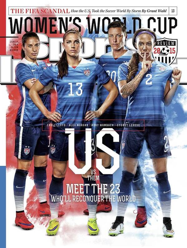 Magazine Cover Art Print featuring the photograph Us Vs. Them, Meet The 23 Wholl Reconquer The World Sports Illustrated Cover by Sports Illustrated
