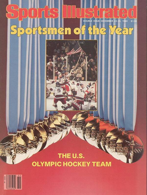 Magazine Cover Art Print featuring the photograph Usa Hockey, 1980 Winter Olympics Sports Illustrated Cover by Sports Illustrated