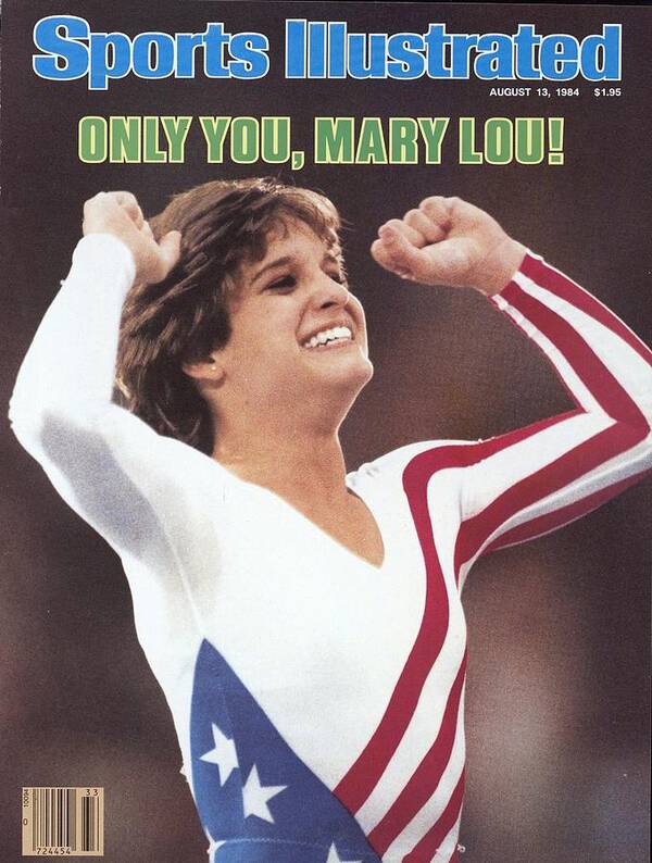 1980-1989 Art Print featuring the photograph Usa Mary Lou Retton, 1984 Summer Olympics Sports Illustrated Cover by Sports Illustrated