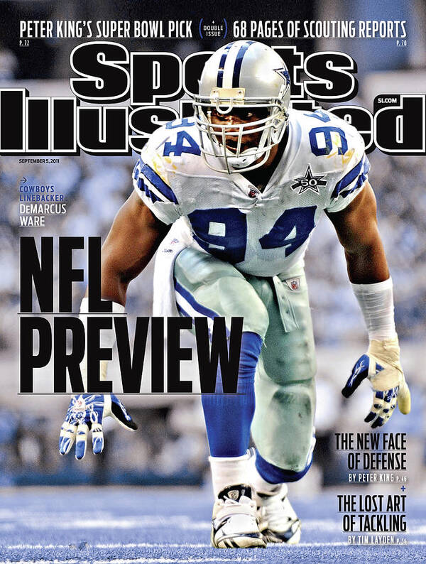 Magazine Cover Art Print featuring the photograph Washington Redskins V Dallas Cowboys Sports Illustrated Cover by Sports Illustrated