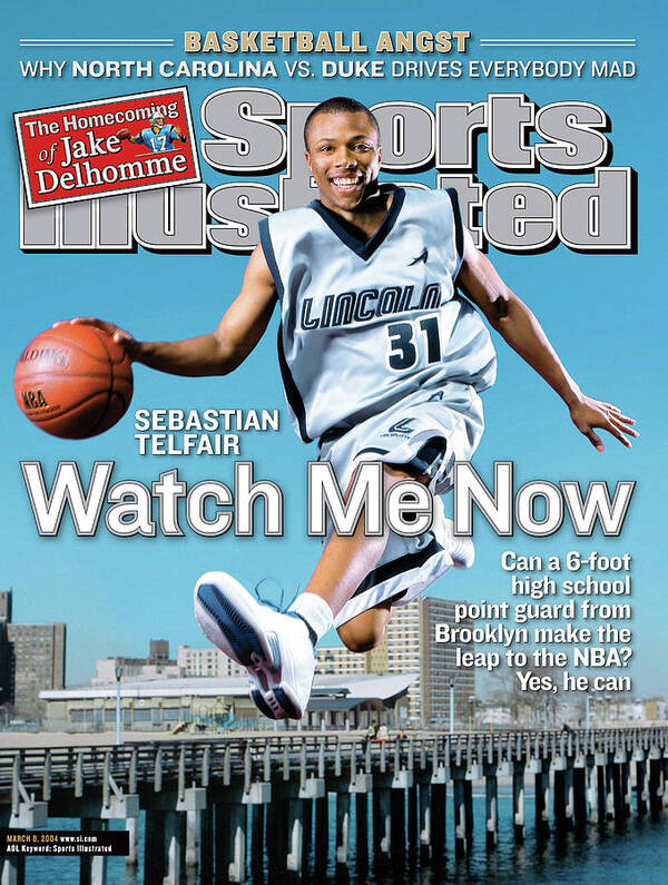 Point Guard Art Print featuring the photograph Watch Me Now Sebastian Telfair Sports Illustrated Cover by Sports Illustrated