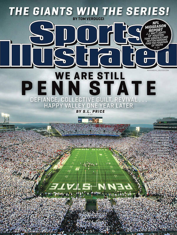 Magazine Cover Art Print featuring the photograph We Are Still Penn State Sports Illustrated Cover by Sports Illustrated