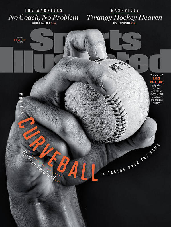 Magazine Cover Art Print featuring the photograph Why The Curveball Is Taking Over The Game Sports Illustrated Cover by Sports Illustrated