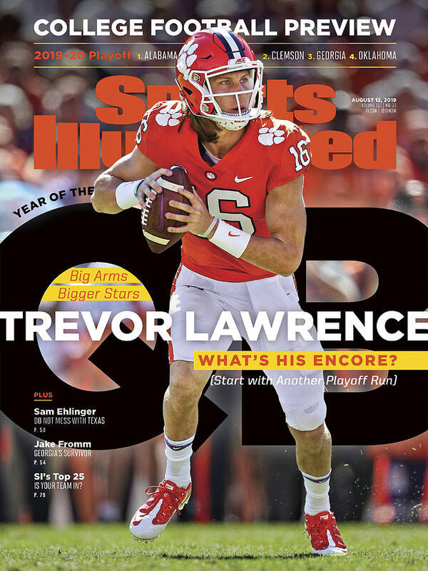  Art Print featuring the photograph Year Of The Qb Clemson University Trevor Lawrence, 2019 Sports Illustrated Cover by Sports Illustrated