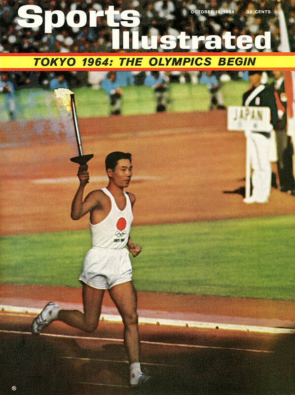 Magazine Cover Art Print featuring the photograph Yoshinori Sakai, 1964 Summer Olympics Sports Illustrated Cover by Sports Illustrated