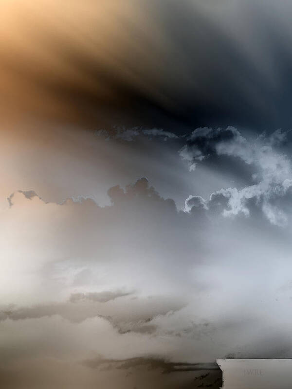 The Sky Fades Art Print featuring the photograph May 24 2 by John Emmett