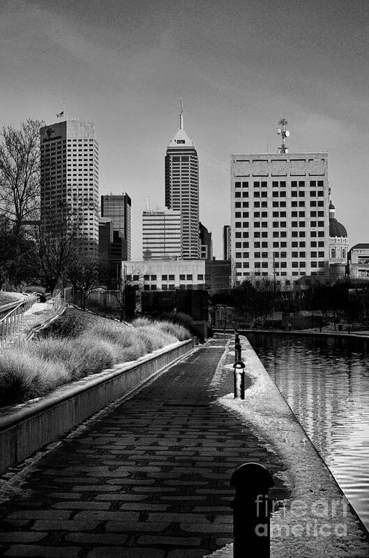 Indianapolis Art Print featuring the photograph Indianapolis Skyline 21 by David Haskett II