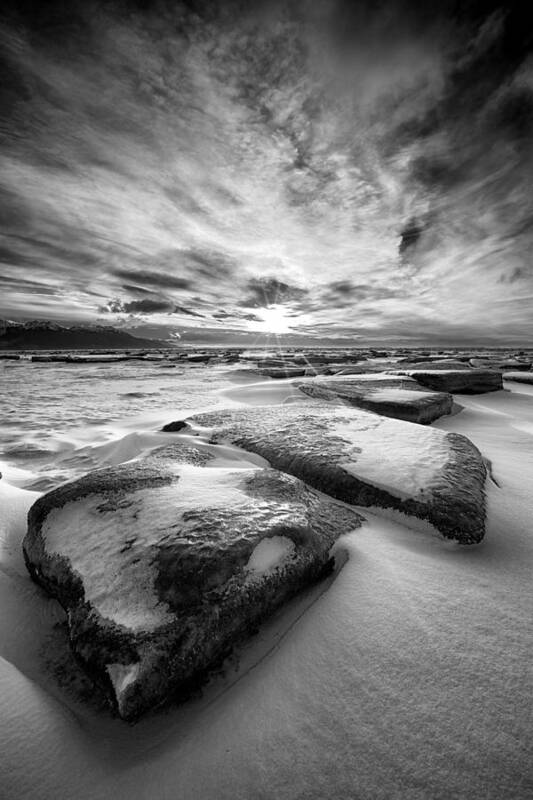 Landscape Art Print featuring the photograph Step Stone revisited by Ed Boudreau